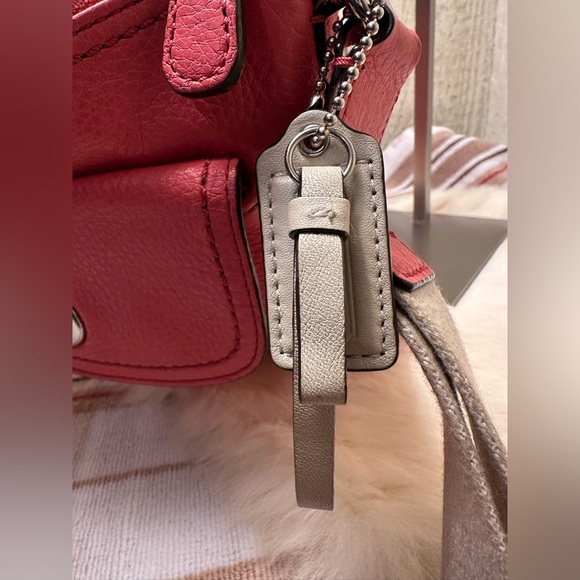 COACH Watermelon Leather Crossbody Bag - Vintage - Picture 8 of 8